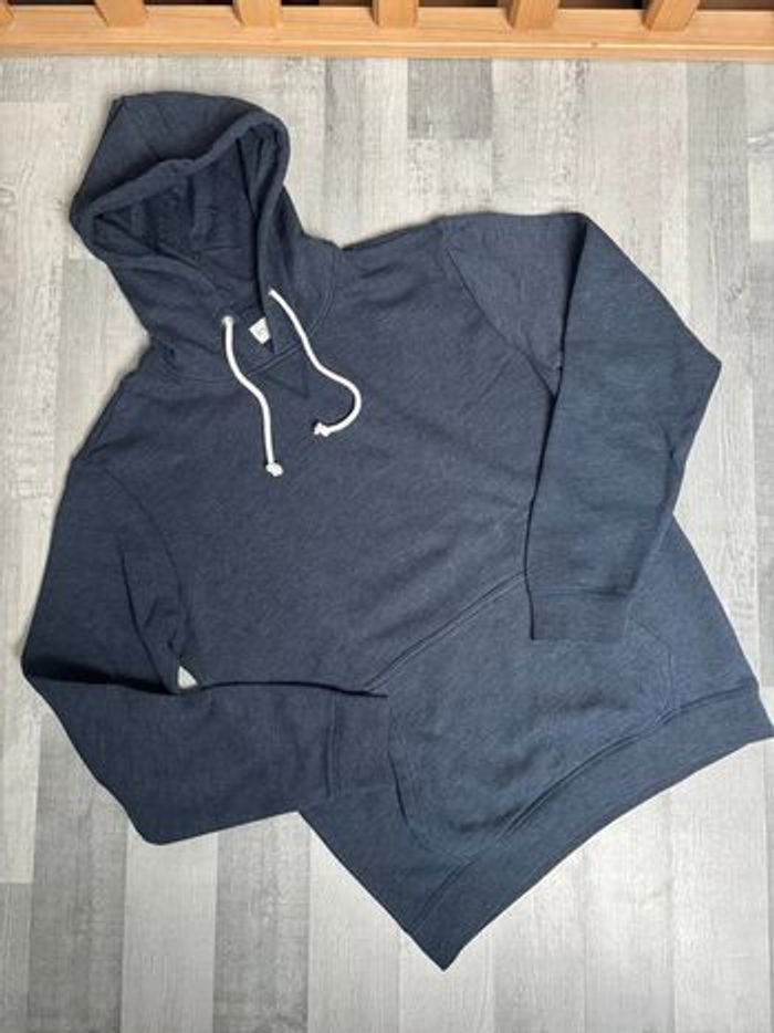 Sweat homme Pier One gris bleu uni – Taille M