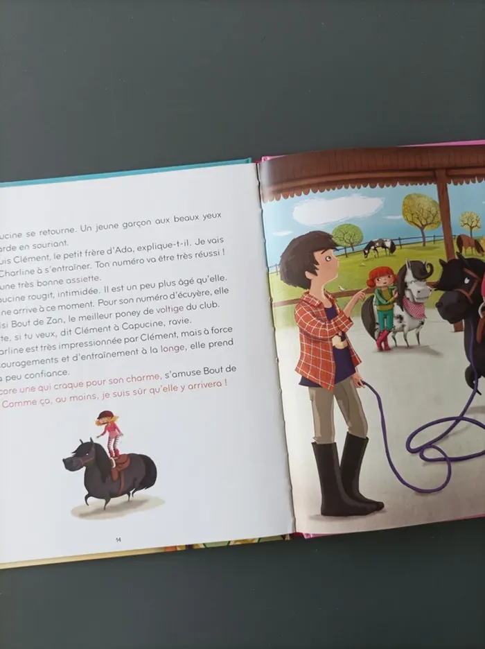 Livre enfant Capucine Au poney Club - photo numéro 3