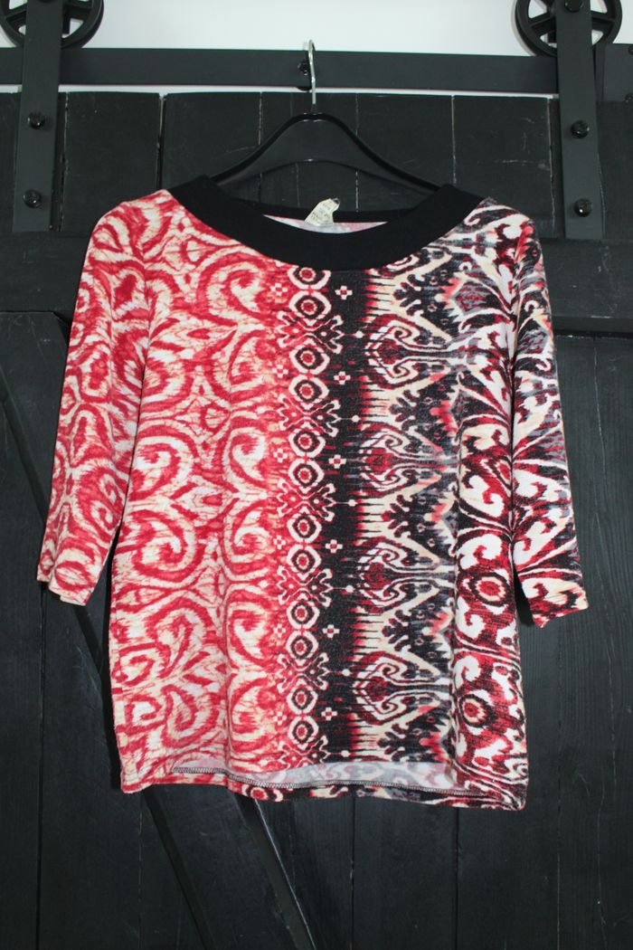 Pull fin manches 3/4