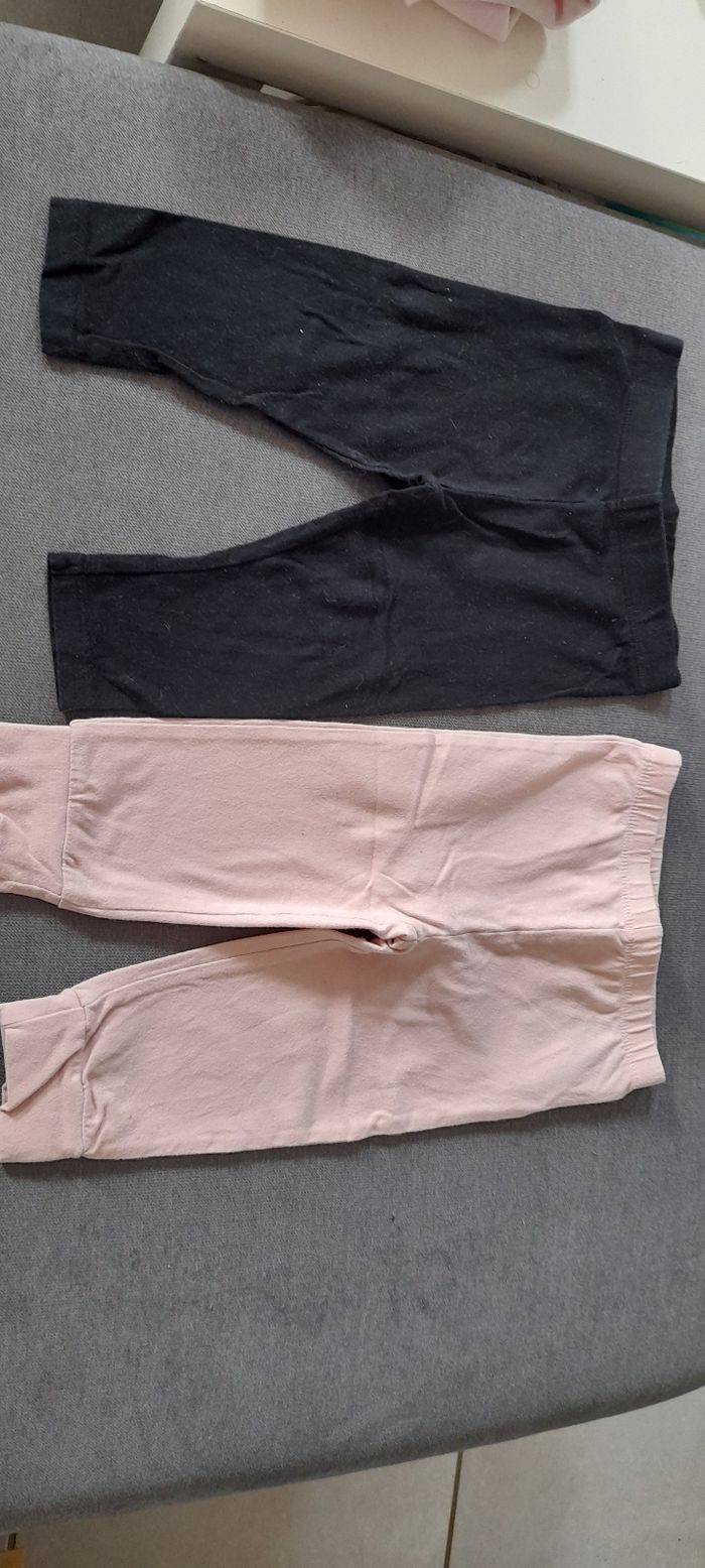 Lot de 5 leggings bébé fille 12 mois - photo numéro 2
