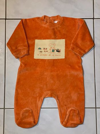 Pyjama velours 3 mois