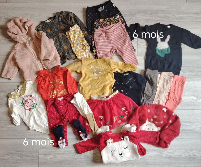 Lot vêtements fille 6 mois