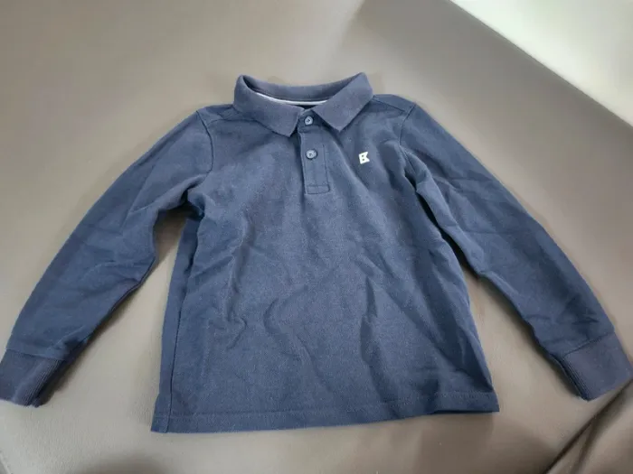 Lot quatre hauts manches longues polos t-shirts garçon okaidi 3 ans - photo numéro 14