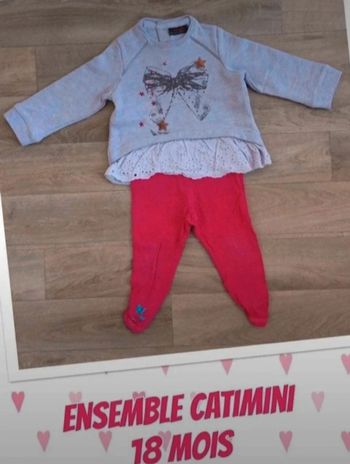Ensemble catimini 18 mois