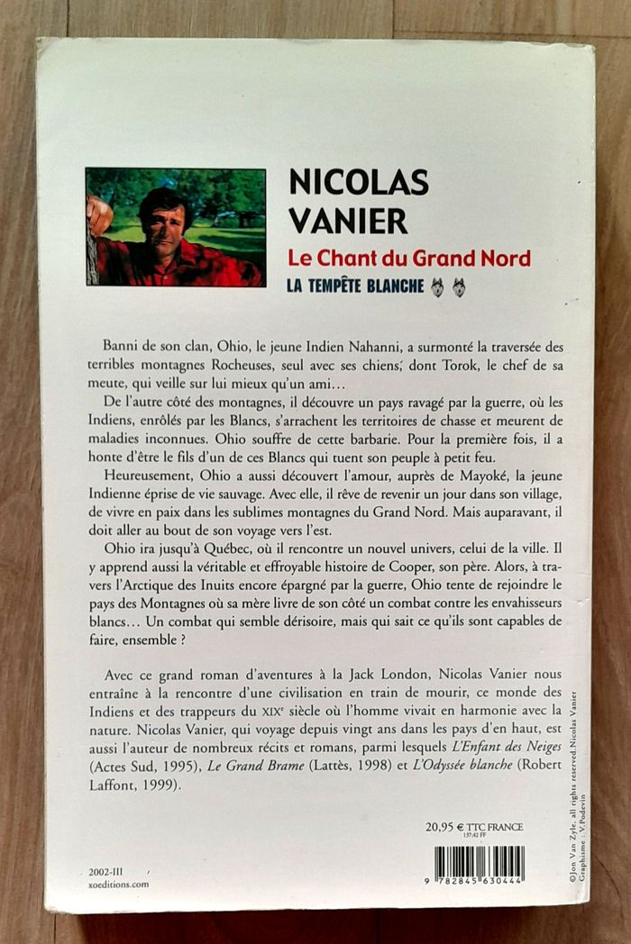 Nicolas Vanier - le chant du grand nord - la tempête blanche roman - photo numéro 4