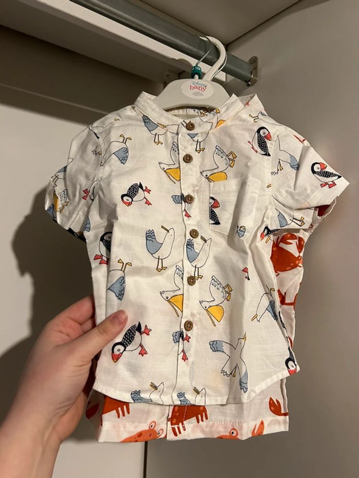Chemise manche courte 9-12 mois