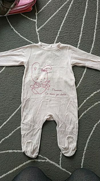 Pyjamas velours 6 mois