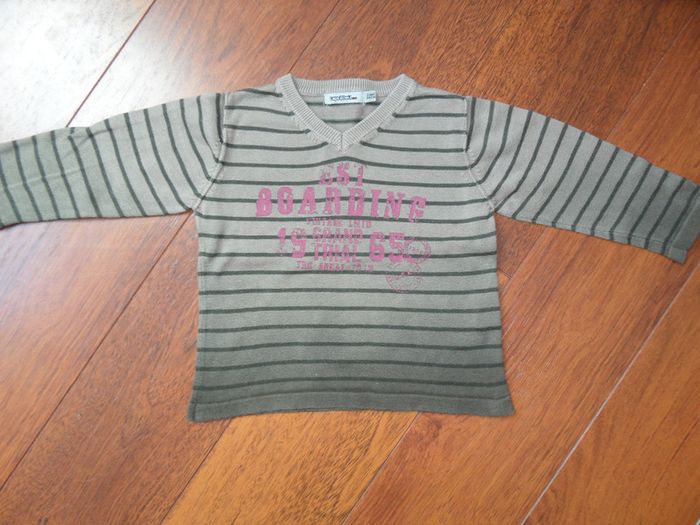 pull col v garçon, Tape à l'oeil, 2 ans