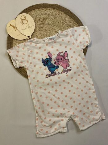 Combi pyjama été stitch fille