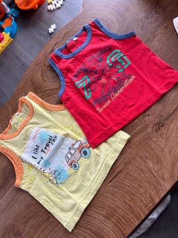 Lot débardeurs bébé garçon