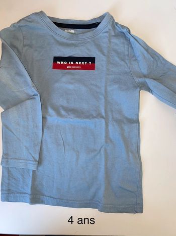 Tee shirt 4 ans