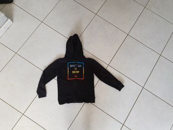 Veste zippée à capuche garçon quiksilver 8/10 ans  V11