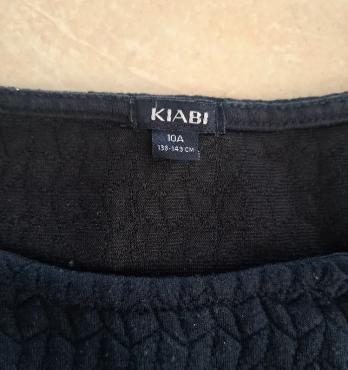 Robe chasuble bleu marine uni 10 ans 👧 Kiabi en TBE - photo numéro 2