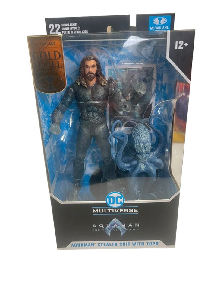 Figurine Dc Comics Multiverse Aquaman with Topo 18 cm McFarlane Toys neuf