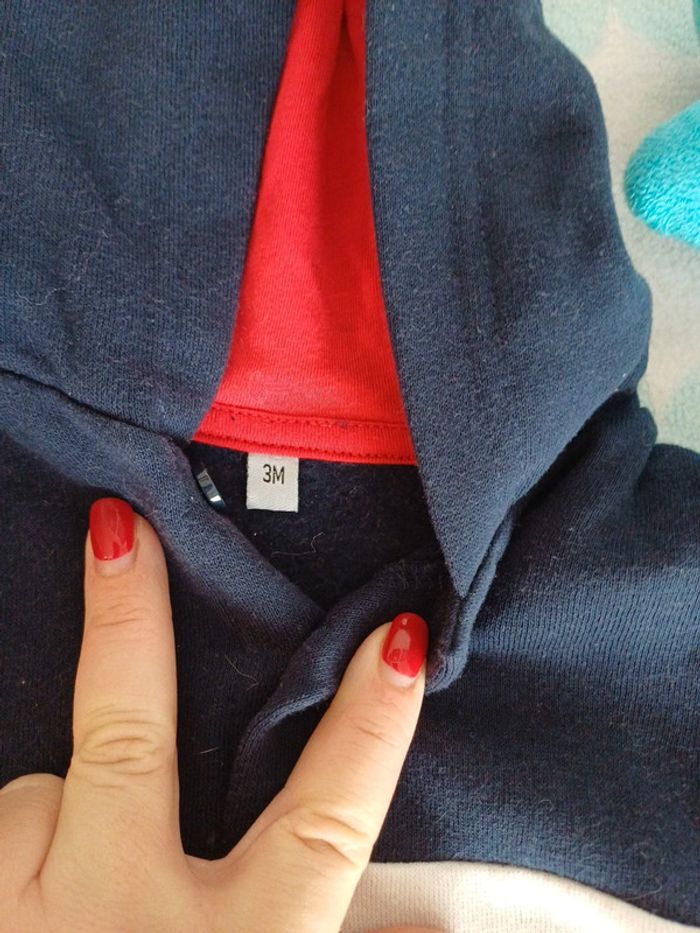 Sweat a capuche 3 mois - photo numéro 2