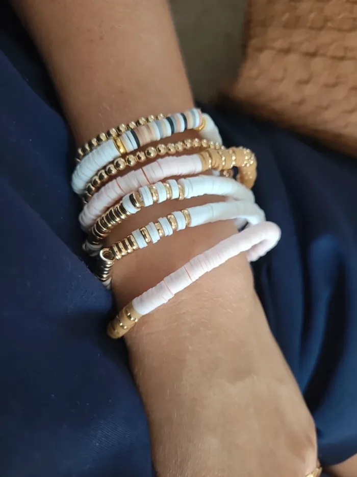 Semainier 7 bracelets perles polymere - photo numéro 4