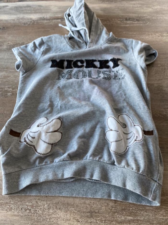 Sweat capuche printemps été Disney Mickey Mouse 12/16 ans ou XS/S