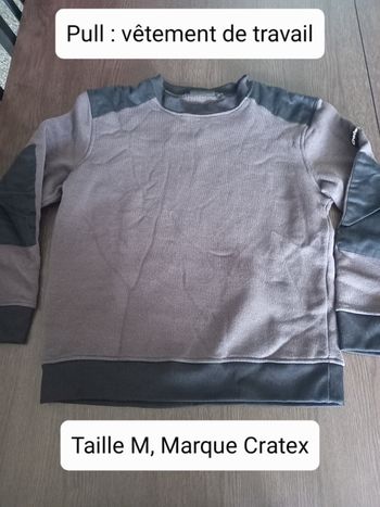 Pull de travail, taille M, Cratex