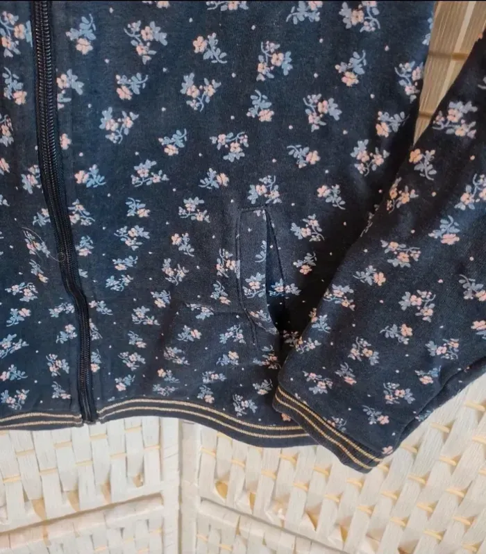 💕Jolie veste molleton style bomber verbaudet fille 12ans 💕 - photo numéro 4