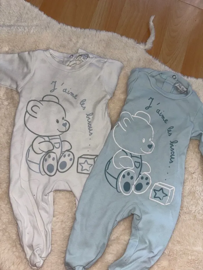 lot de 2 pyjamas léger