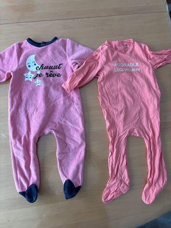 Lot de 2 pyjamas