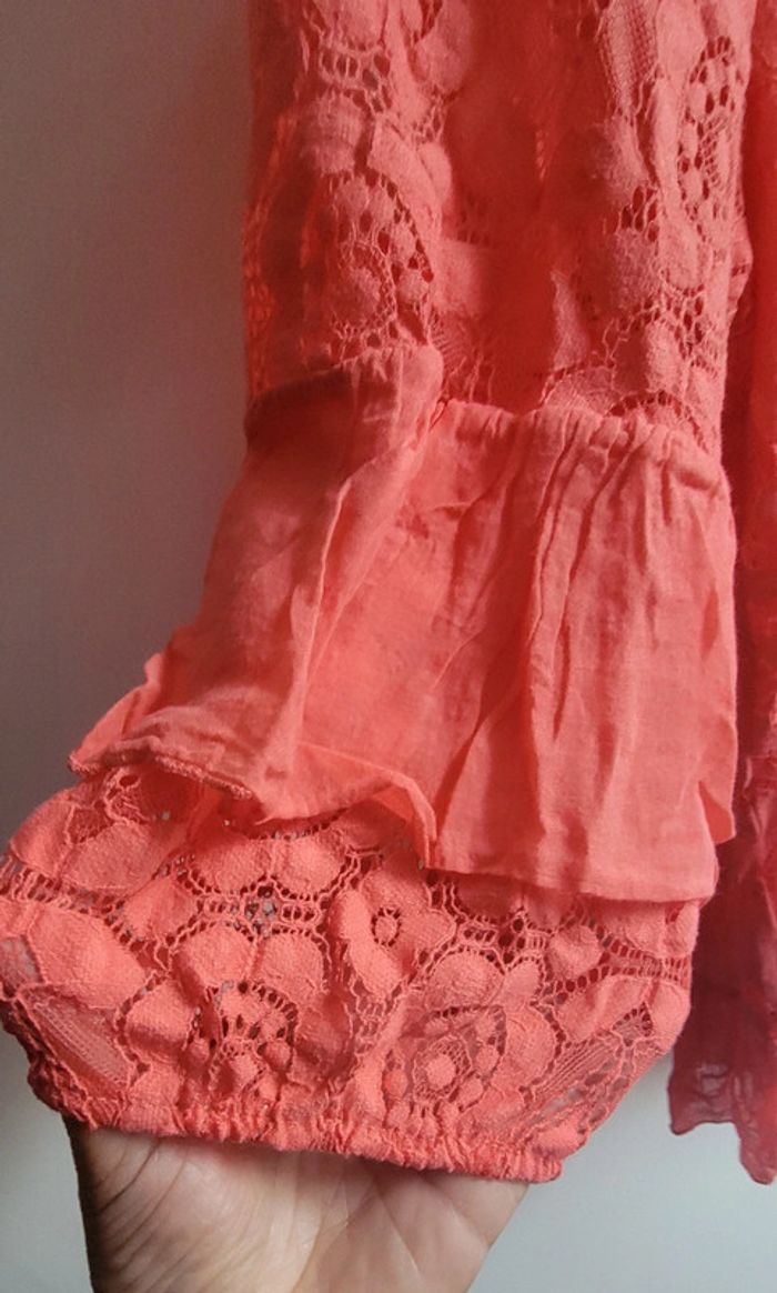 Tunique blouse corail - photo numéro 7