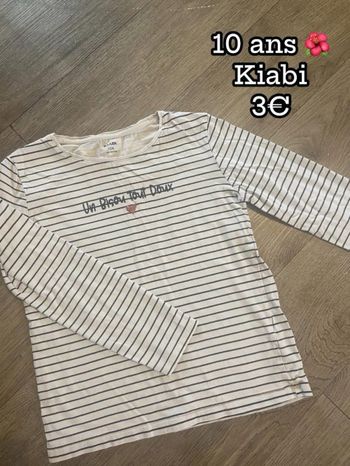 T-shirt 🌺 10 ans 🌺 Kiabi
