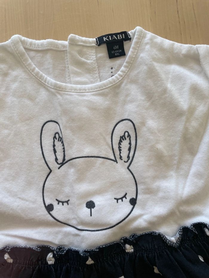Lot de robe et salopette fille 6 mois - photo numéro 11