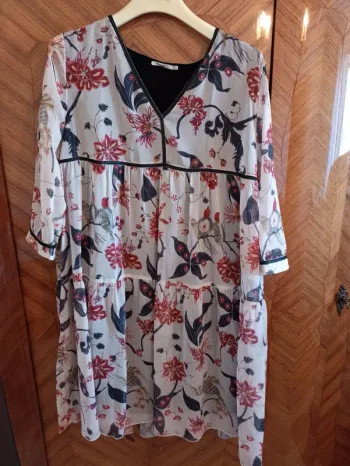 Magnifique robe "Poète"-T 2 - 38/40- Elora