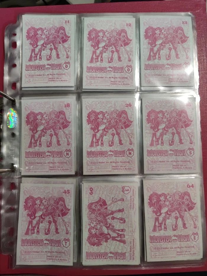 Lot de 27 stickers monster high - photo numéro 2