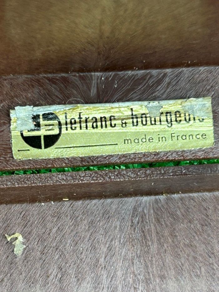 Mallette vintage Lefranc & Bourgeois – Made in France – 29 x 25,5 x 5 - photo numéro 2