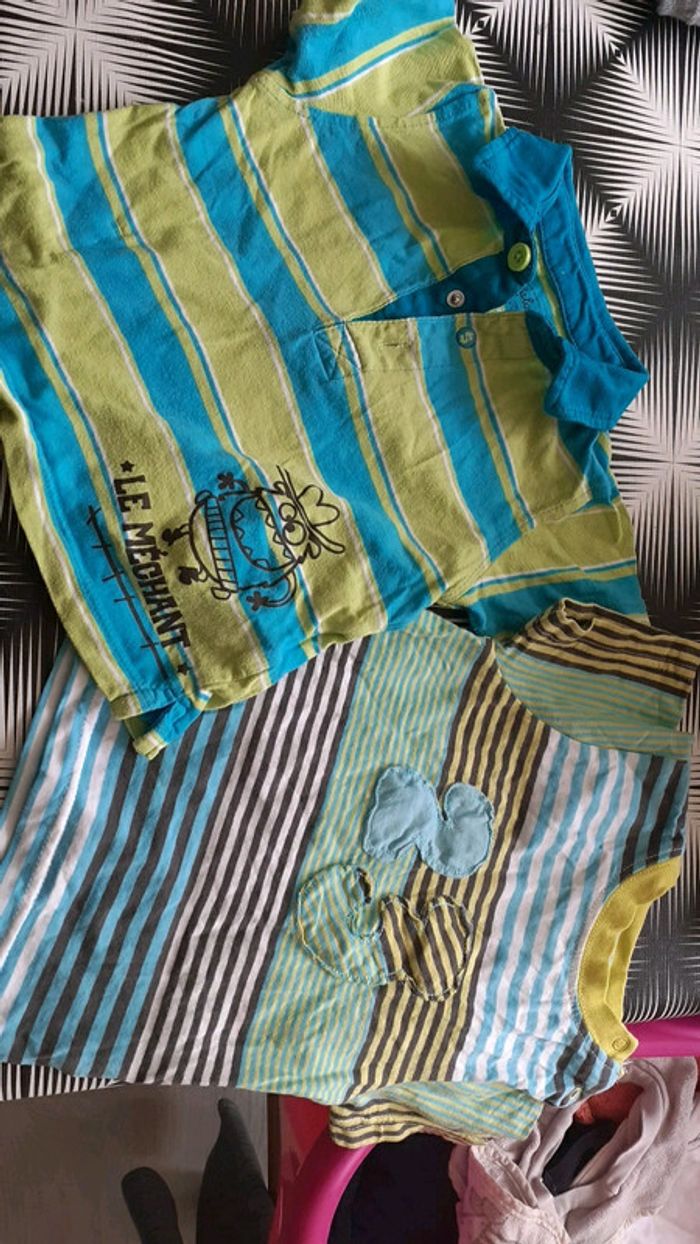 2 tshirts 12 mois