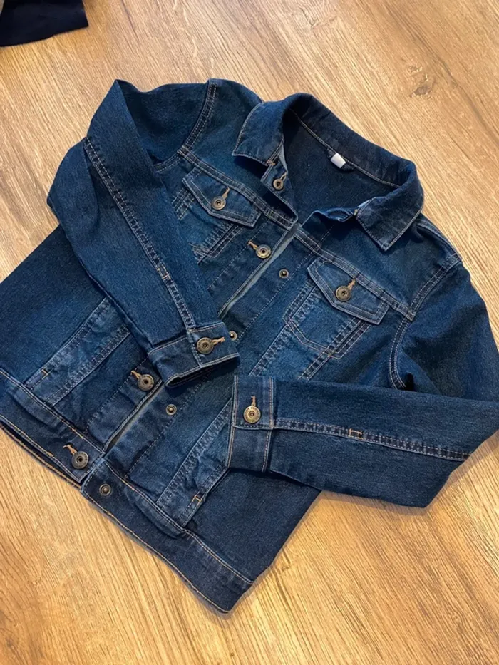 veste en jean fille - photo numéro 3