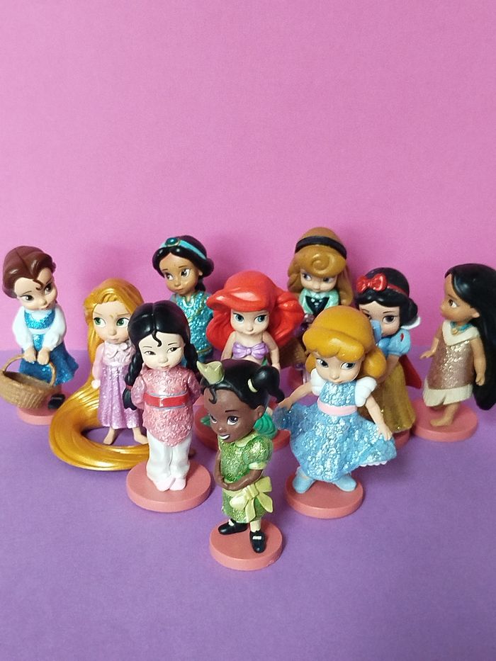 Lot de 10 figurines - Disney princesses animators - photo numéro 2