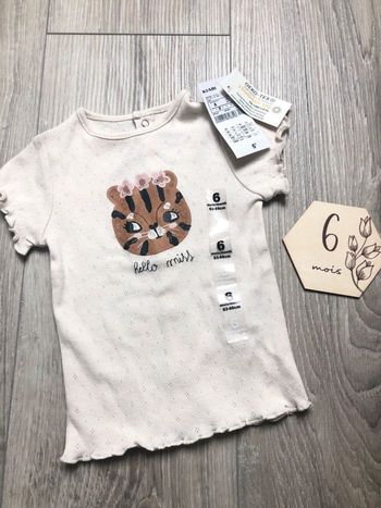 Tshirt kiabi neuf 6 mois