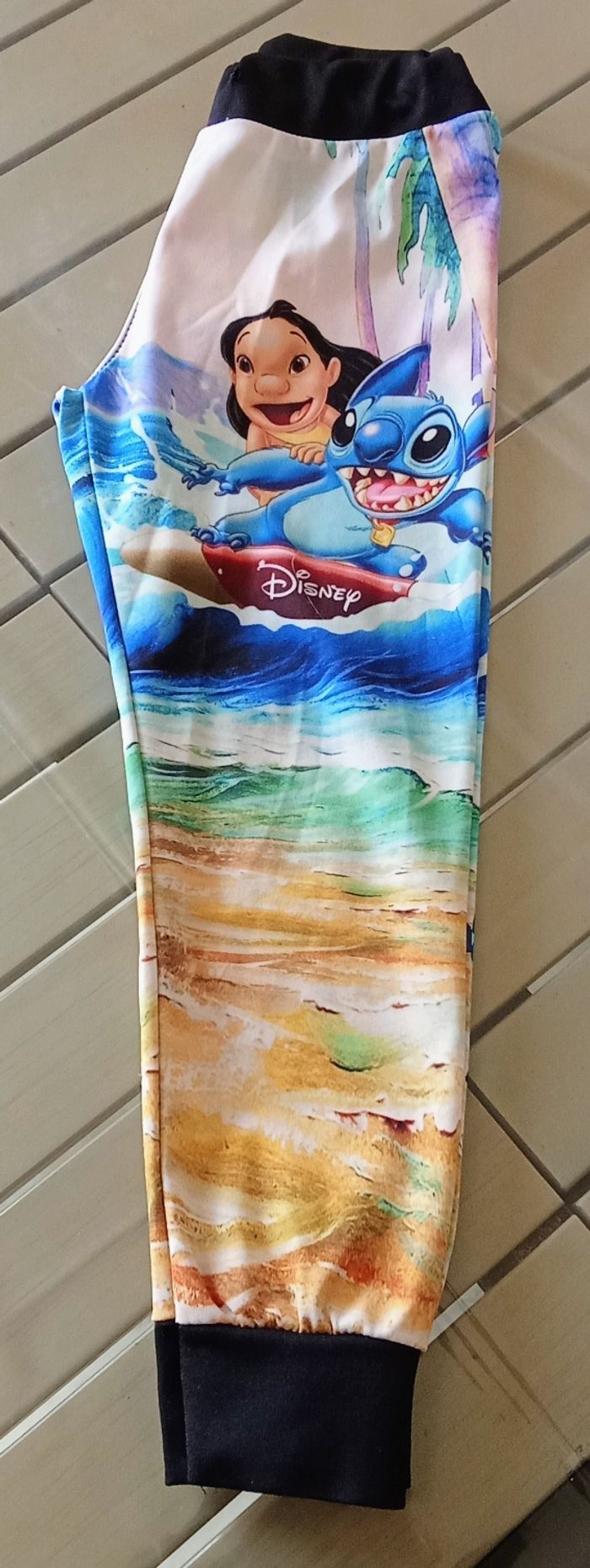 Pantalon fin stitch création