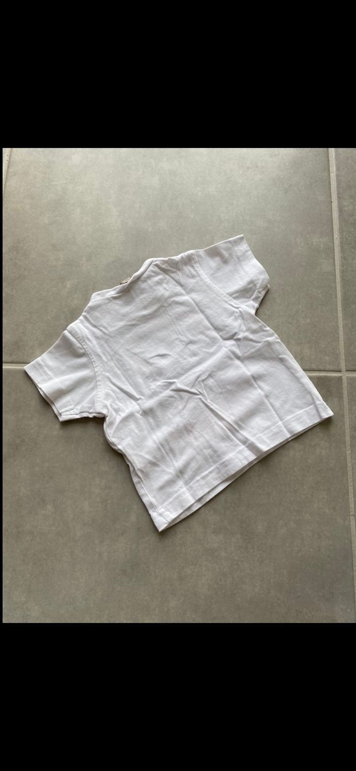 Tee shirt manches courtes Maman Papa 6 mois - photo numéro 9