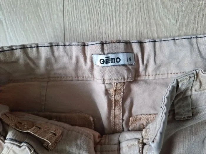 Bermuda beige Gemo 8 ans - photo numéro 2