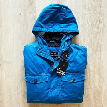 Galeries Lafayette Manteau / Blouson Bleu Homme Exclusive Urban Collection Parfait Etat (Taille XL)