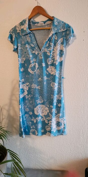 Robe été motif fleurs