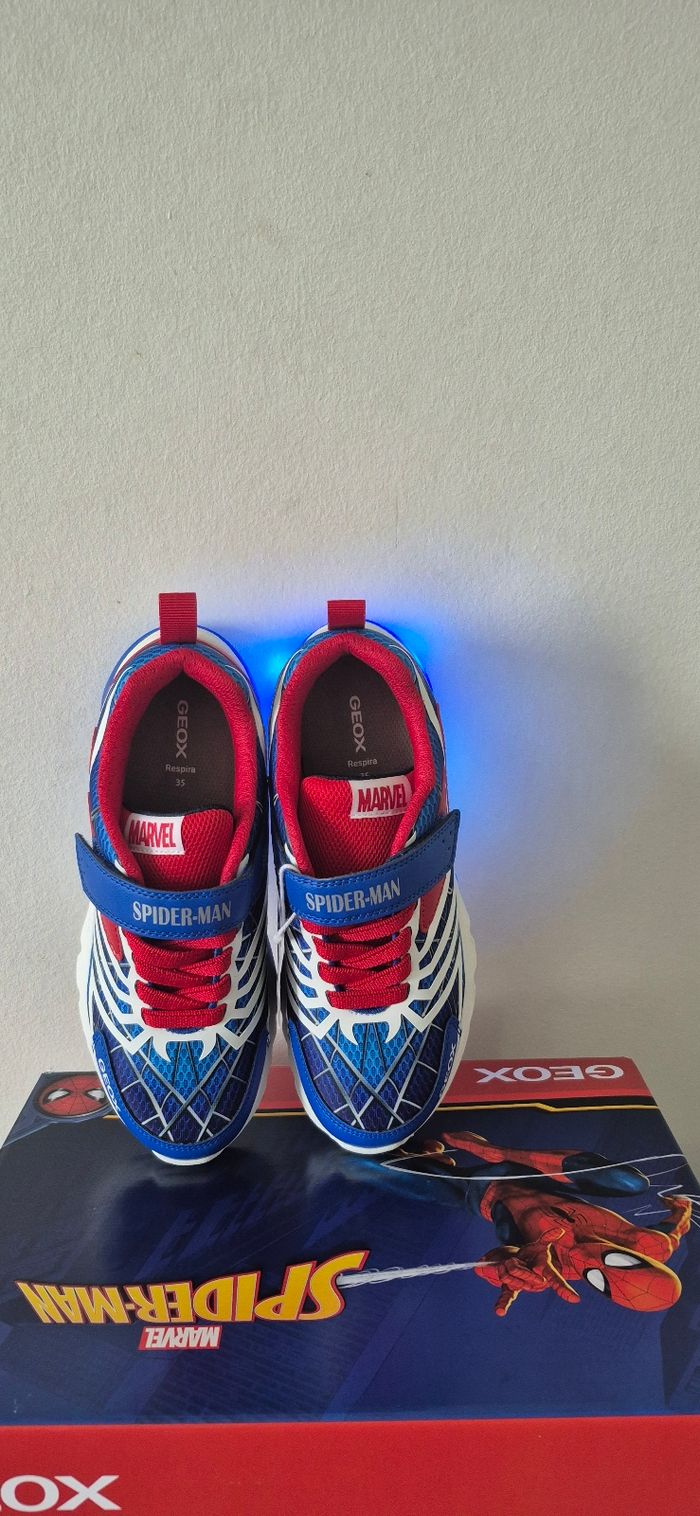 Basket geox  marvel enfant garçon - photo numéro 2