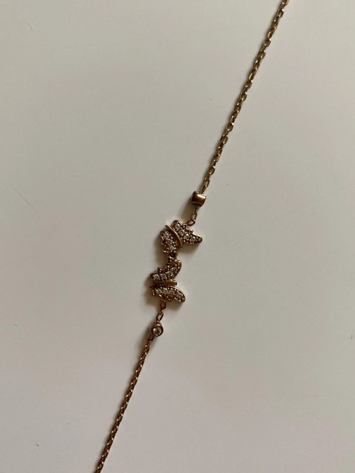 Bracelet avec papillon en strass - photo numéro 3