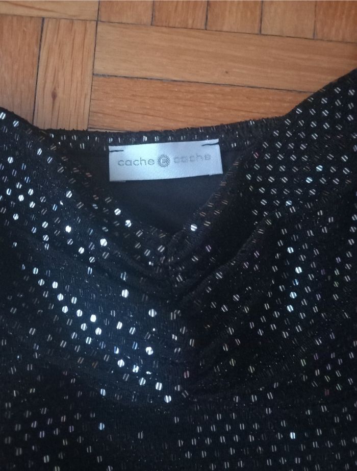 Robe bleu à paillettes S - photo numéro 3