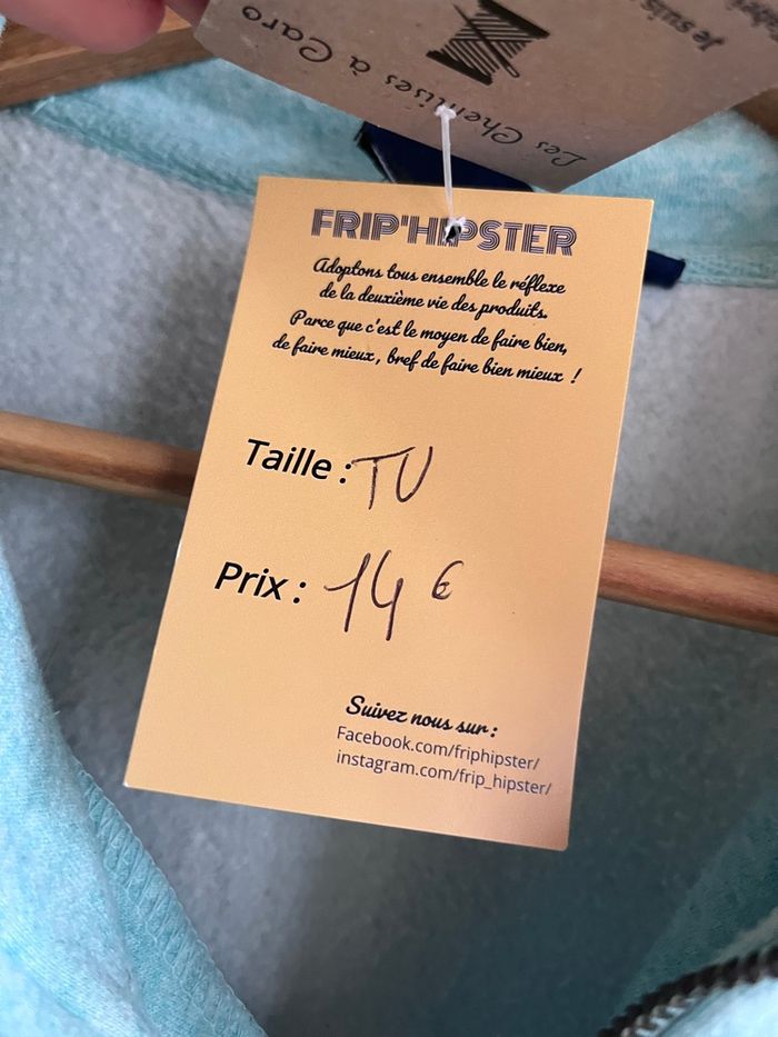 Sweat camionneur upcycling friperie - TU - photo numéro 4