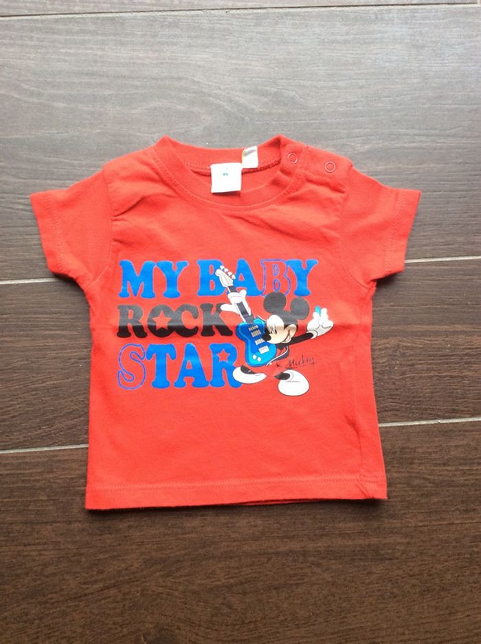 Tee shirt Mickey 1 mois