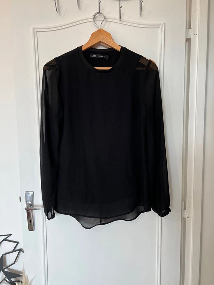 Haut Zara noir - photo numéro 5