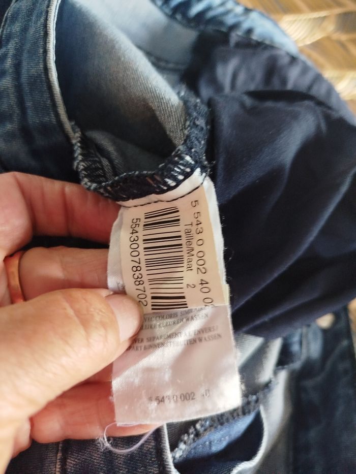 Jean 👖 brodé élastique Toscane - photo numéro 9