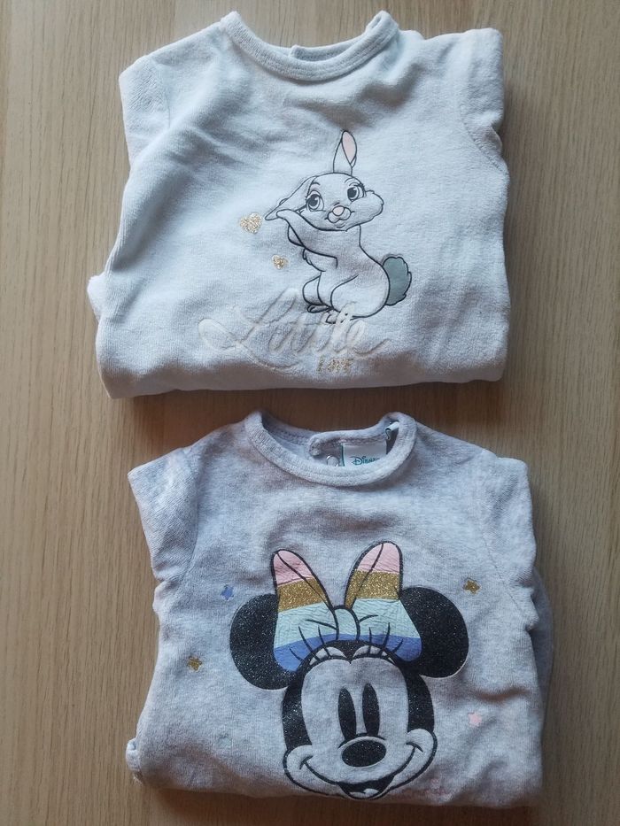 Lot 2 pyjamas Disney 3 mois