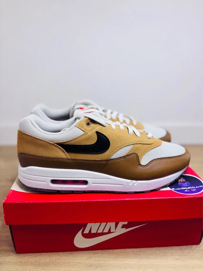 Nike Air Max 1 Essential British Brun Light Bone Taille 49.5 - photo numéro 2