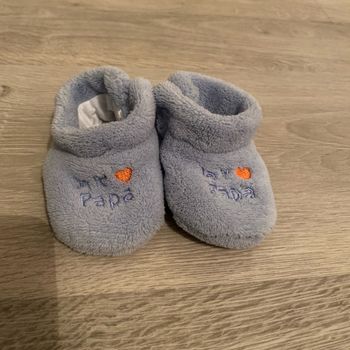 Chausson bébé je t’aime papa